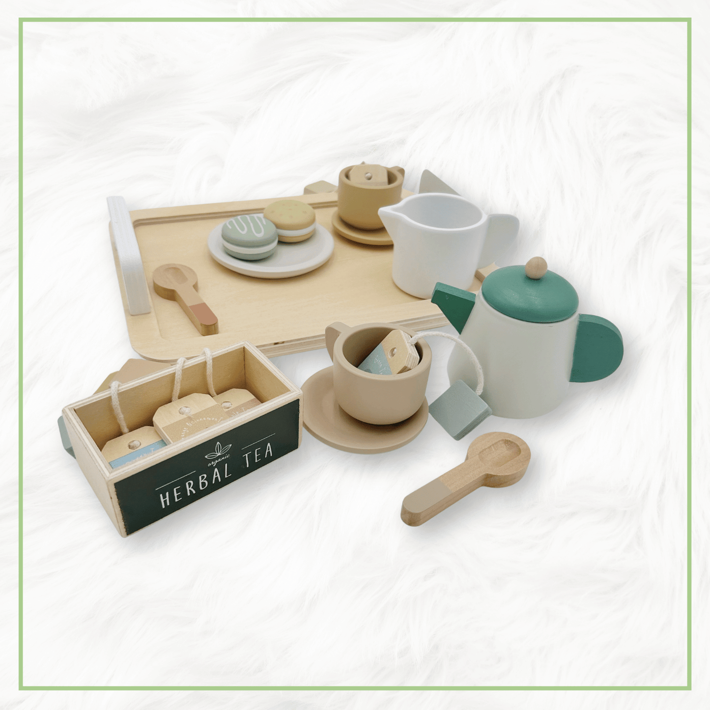 Montessori Wooden Tea Party Set