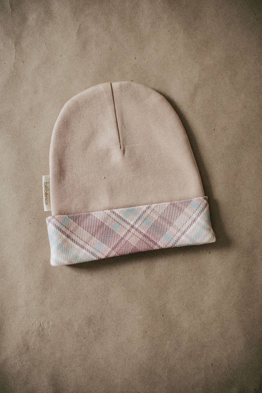 Organic Baby Kimono Jumpsuit and Beanie - 2-Piece Bundle