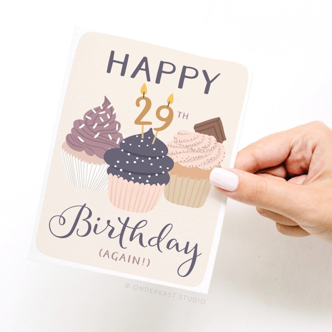 Happy 29th Birthday Again Greeting Card