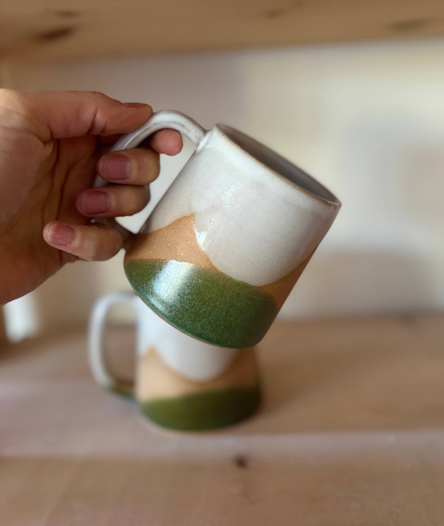 Evergreen Moss Handmade Ceramic Mug