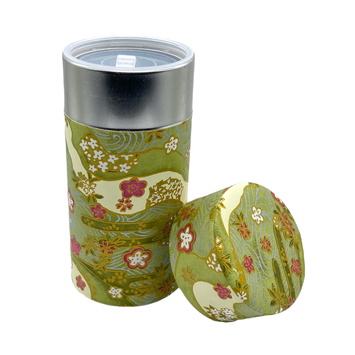 Shikisai Green 7oz Tea Canister