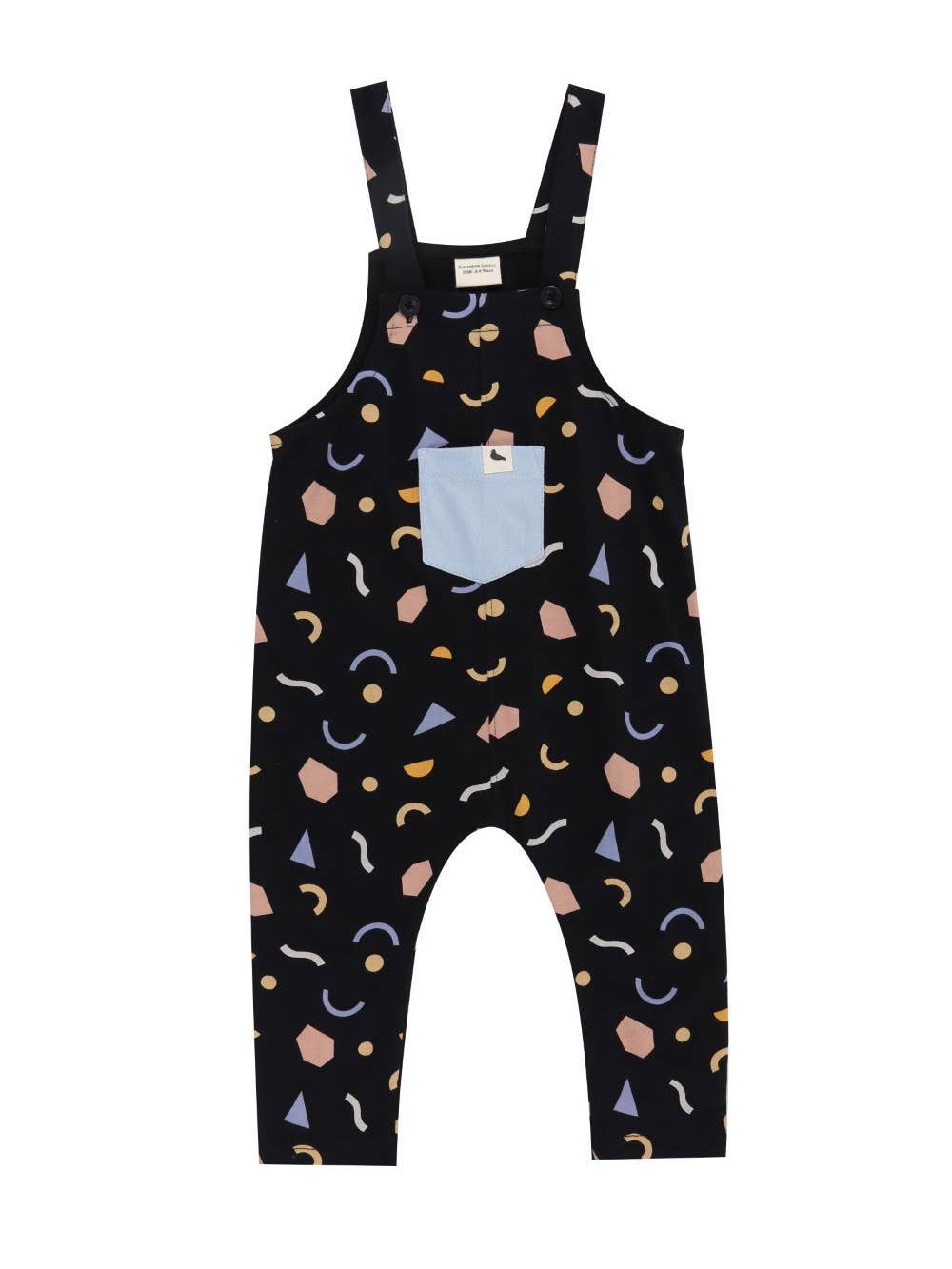 Abstract Print Dungaree