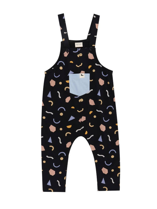 Abstract Print Dungaree