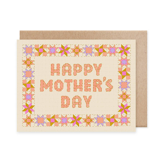 Quilt Star Happy Mother's Day Card