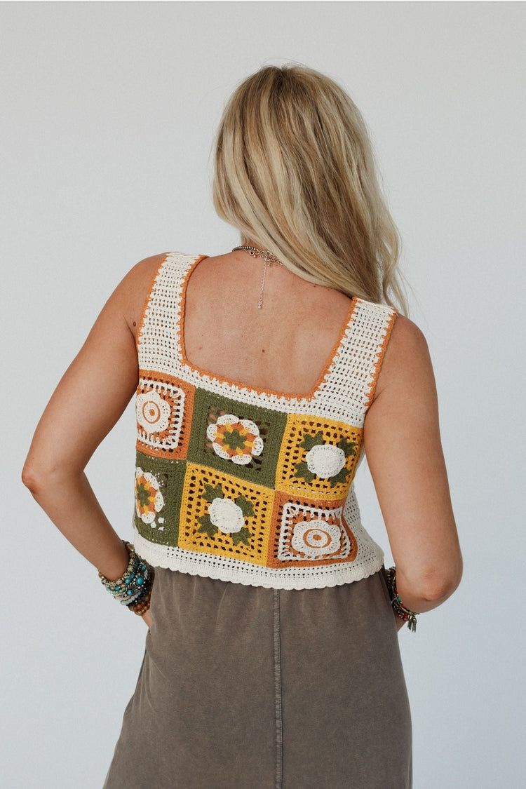 Fair And Square Crochet Top