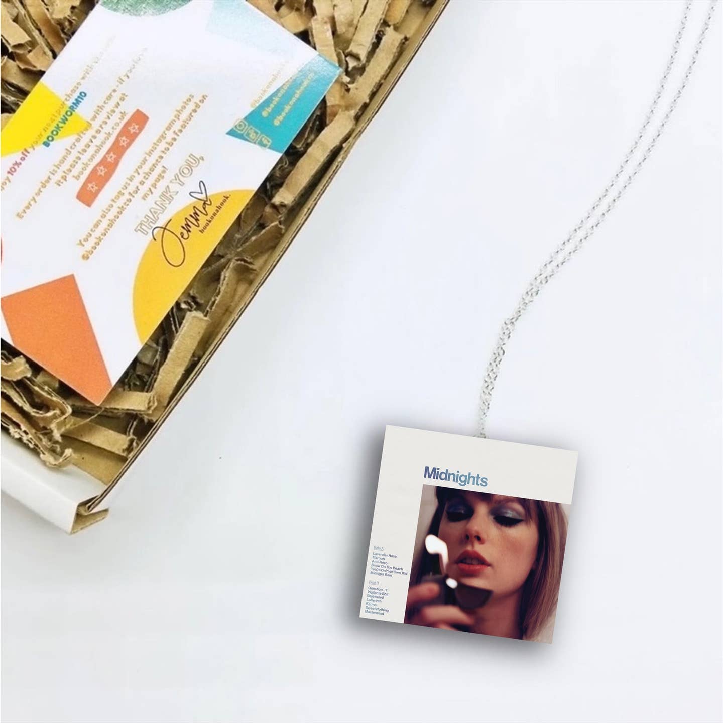 Taylor Swift 'Midnights' Miniature Album Necklace