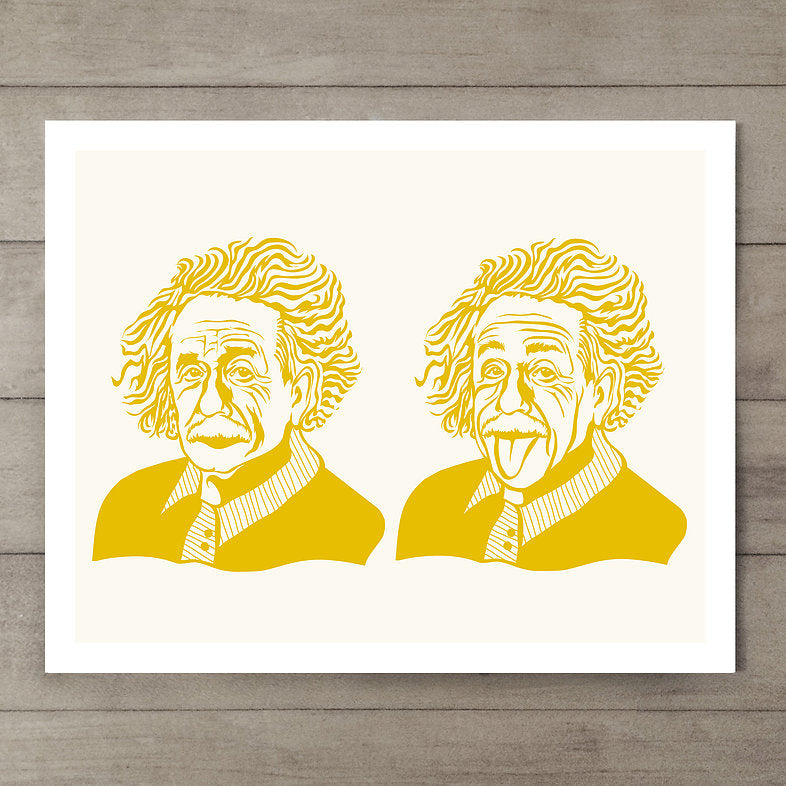 Einstein Art Print