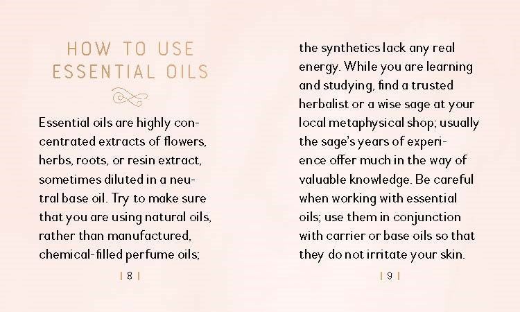 Mini Essential Oils Book