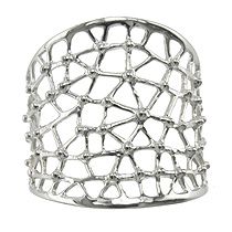 Sterling Silver Webbing Ring