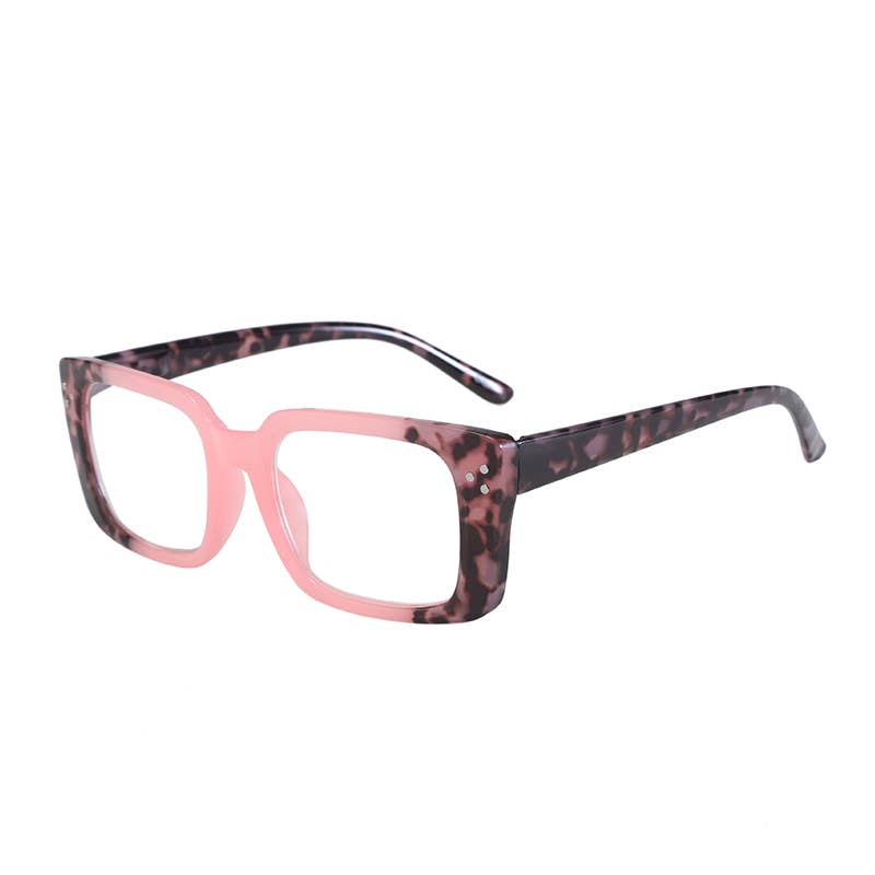 FR3189, Large Frame Square Style Reading Glasses/Readers