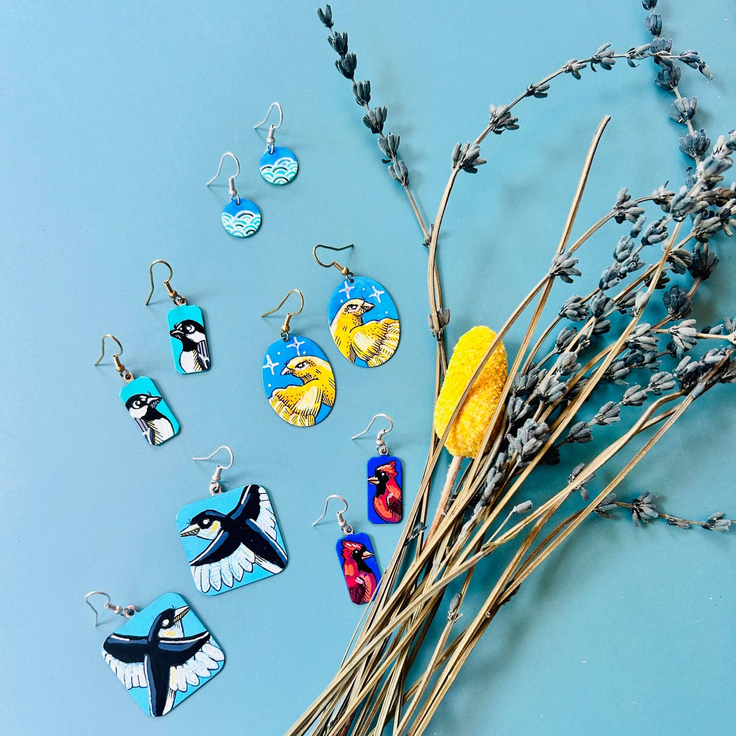 One-of-a-Kind Earrings: Waves