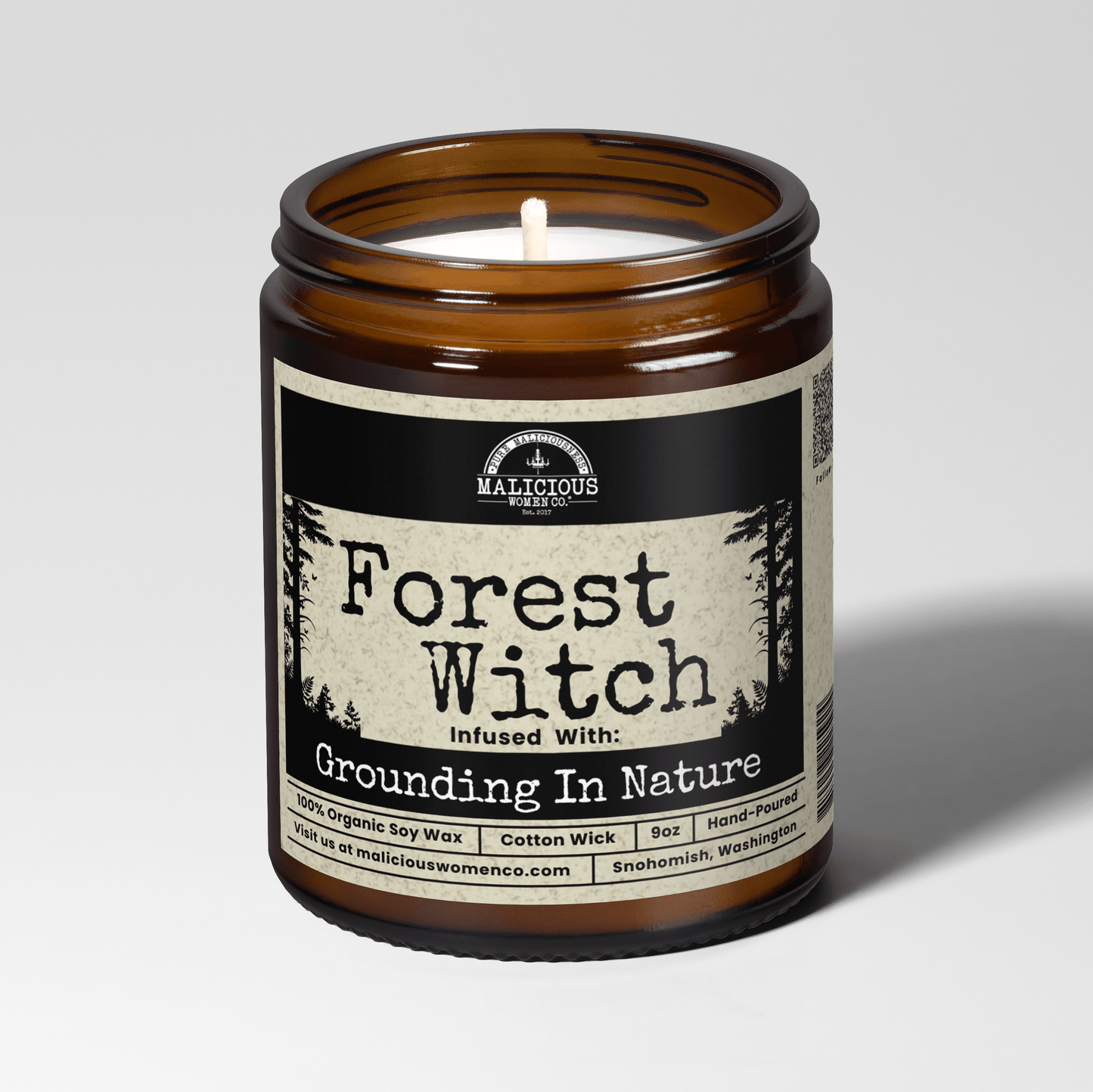 Forest Witch 9oz Witch Candle Malicious Women Co