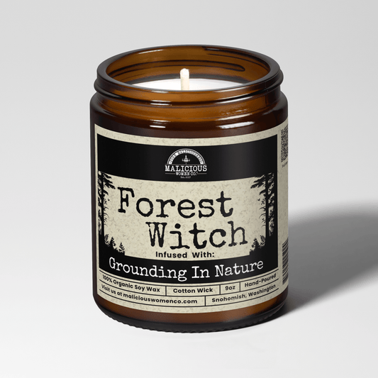 Forest Witch 9oz Witch Candle Malicious Women Co