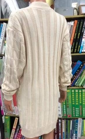 Slim button twist midi sweater knitted cardigan