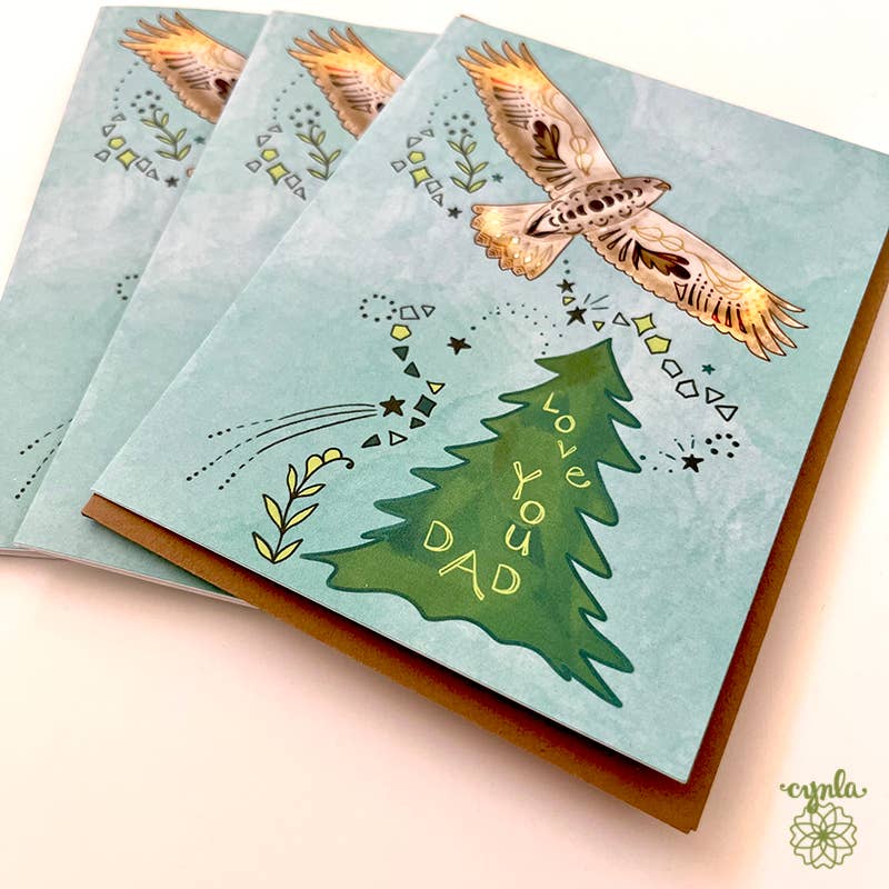 Hawk Dad Card