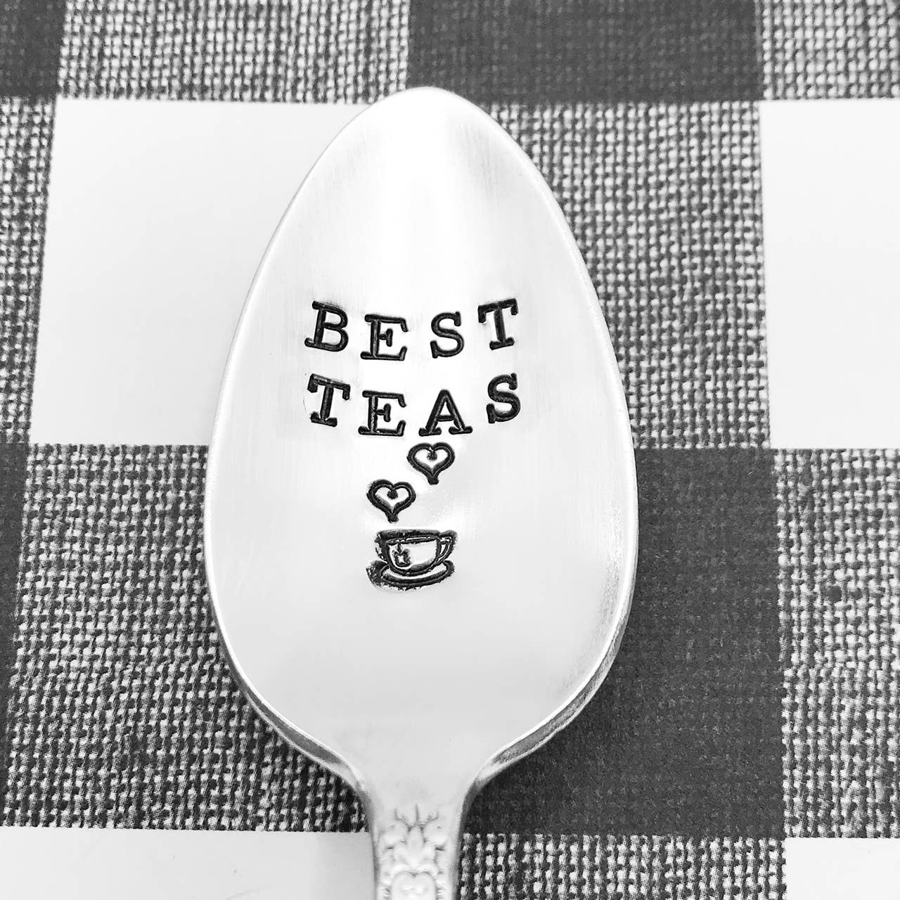 Best Teas Hand Stamped Vintage Teaspoon