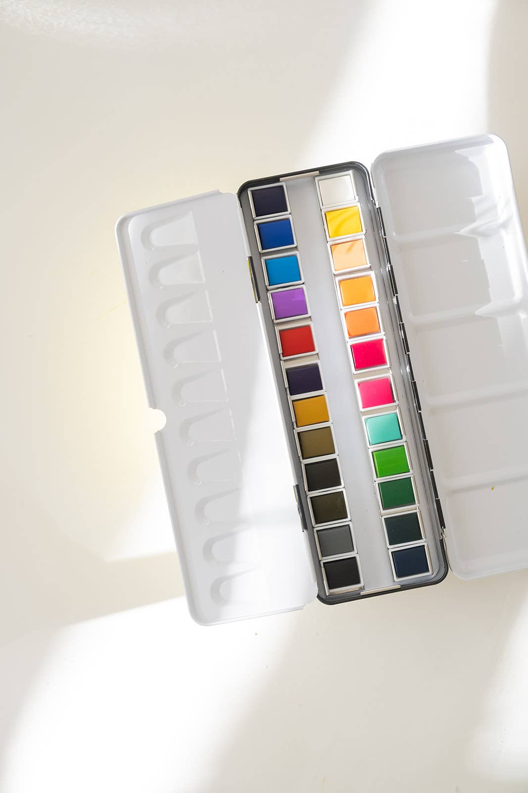 24 Color Watercolor Paint Palette