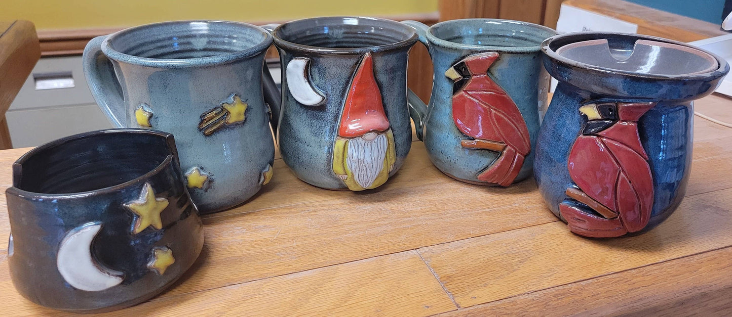 Full Moon Black Cat Mug