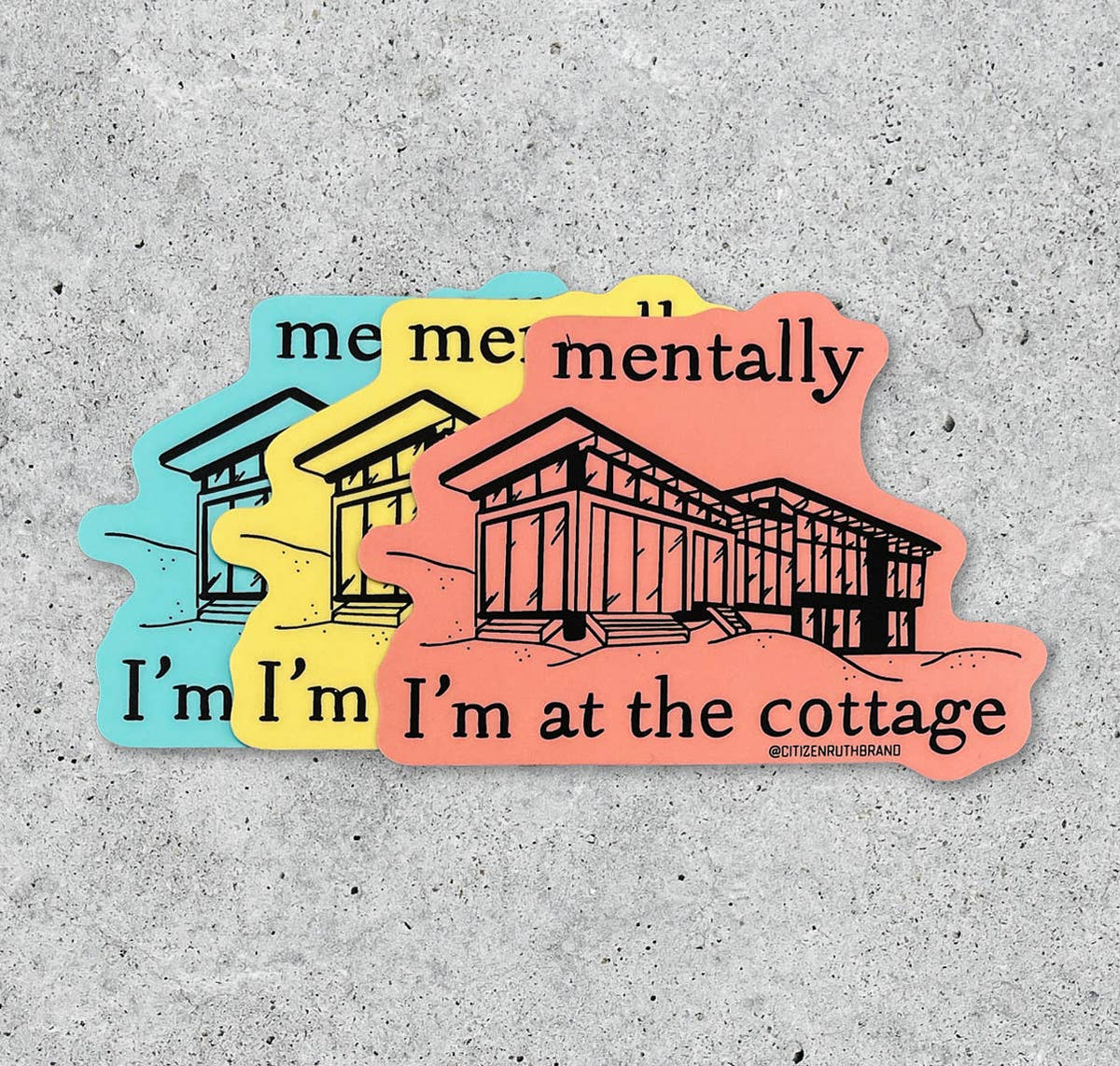 Heated Rivalry - Mentally I'm at the Cottage Sticker