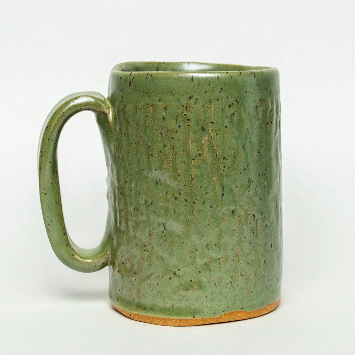 Sasquatch / Bigfoot Handmade Ceramic Green 14oz Mug