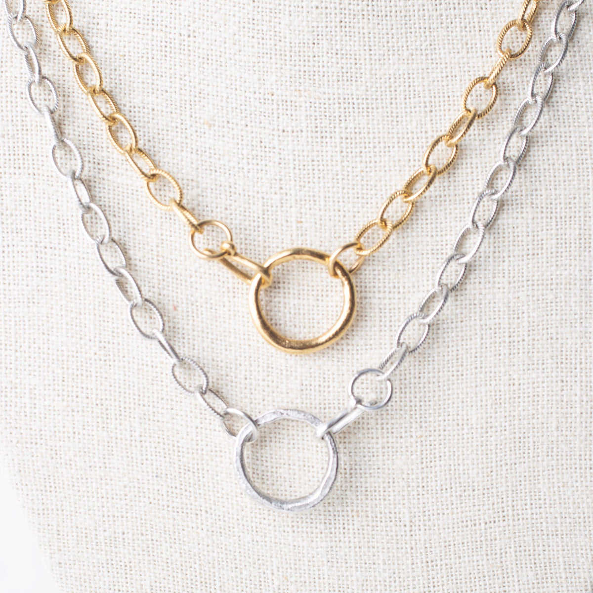 Charmed Organic Circle Necklace