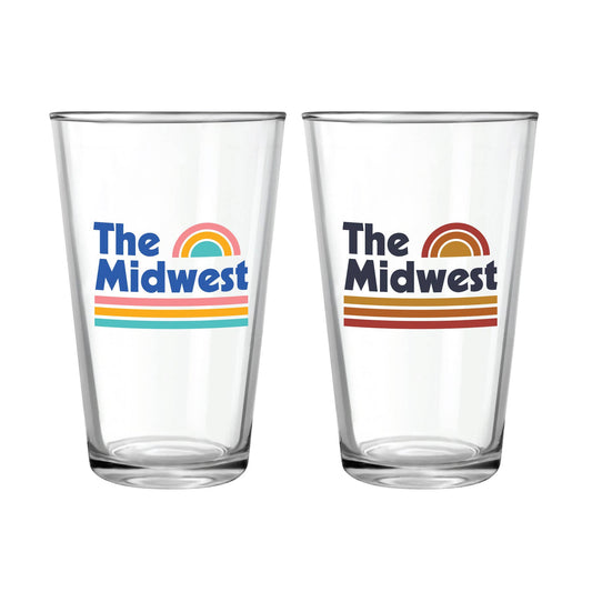 Midwest Vintage Pint Glass