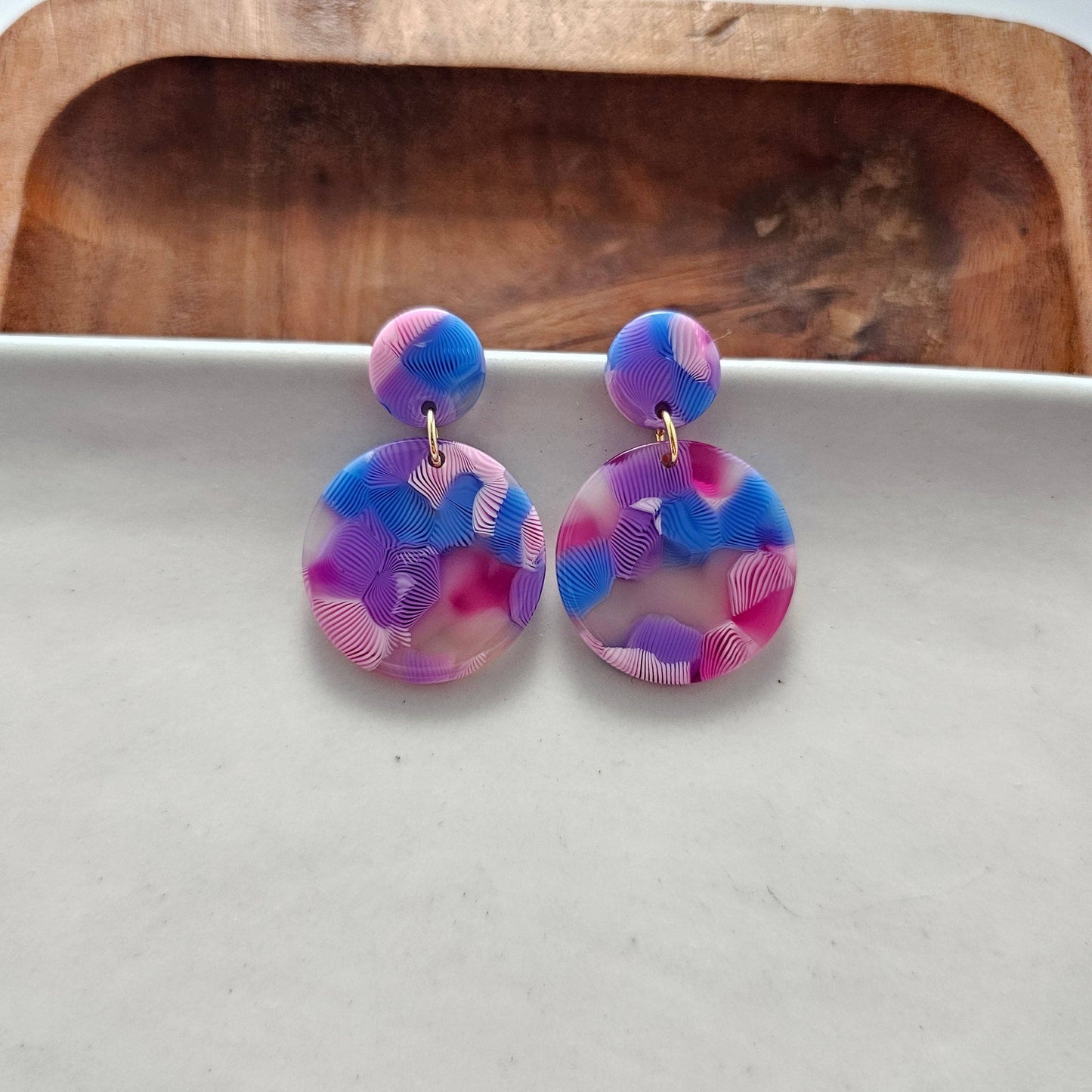 Addy Earrings - Cotton Candy