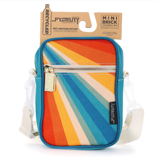 Retro Rainbow Mini Brick Bag