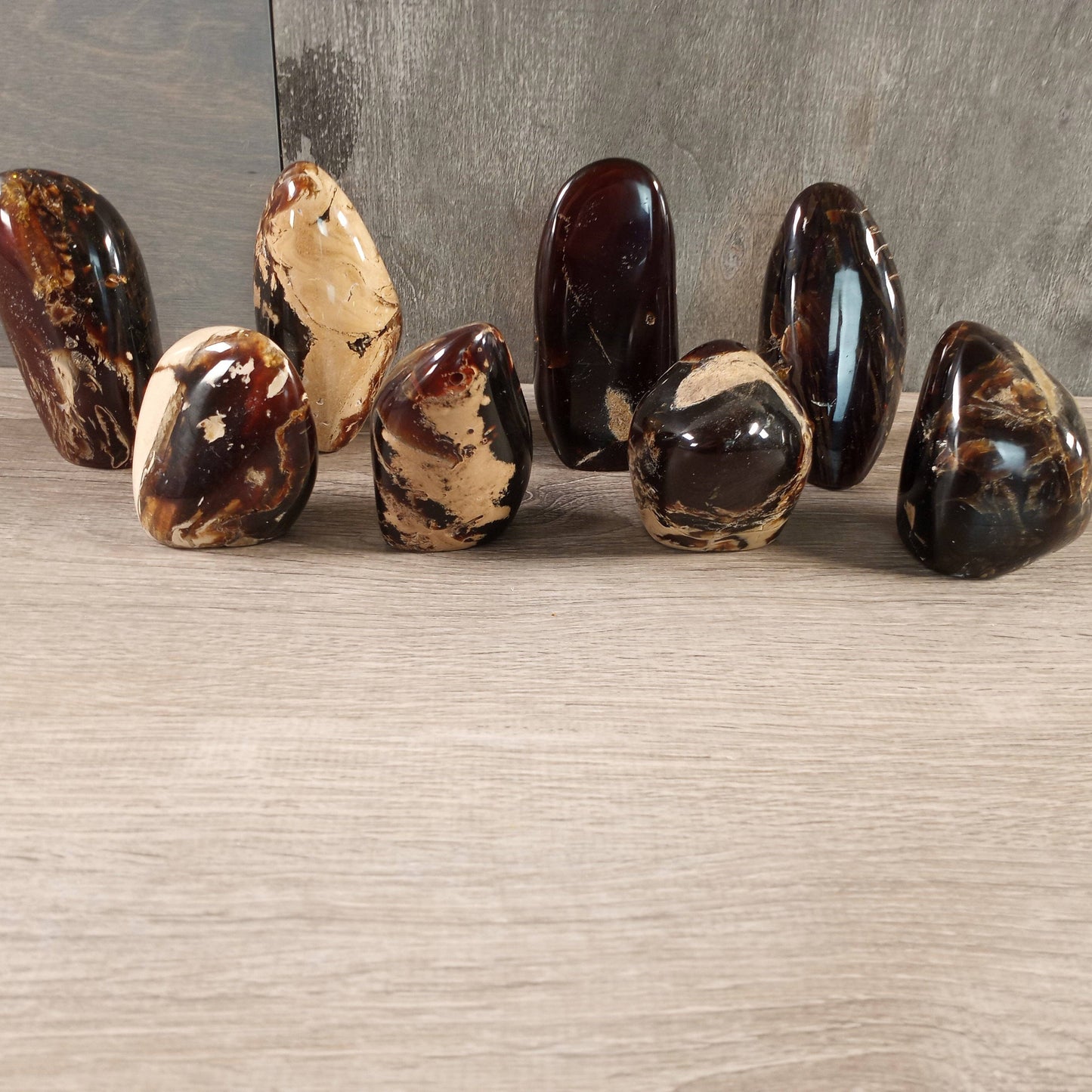 Indonesian Black Amber Freeform for Crystal Shops