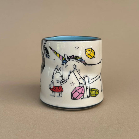 Lucky Unicorn Cup - Medium Ceramic Mug