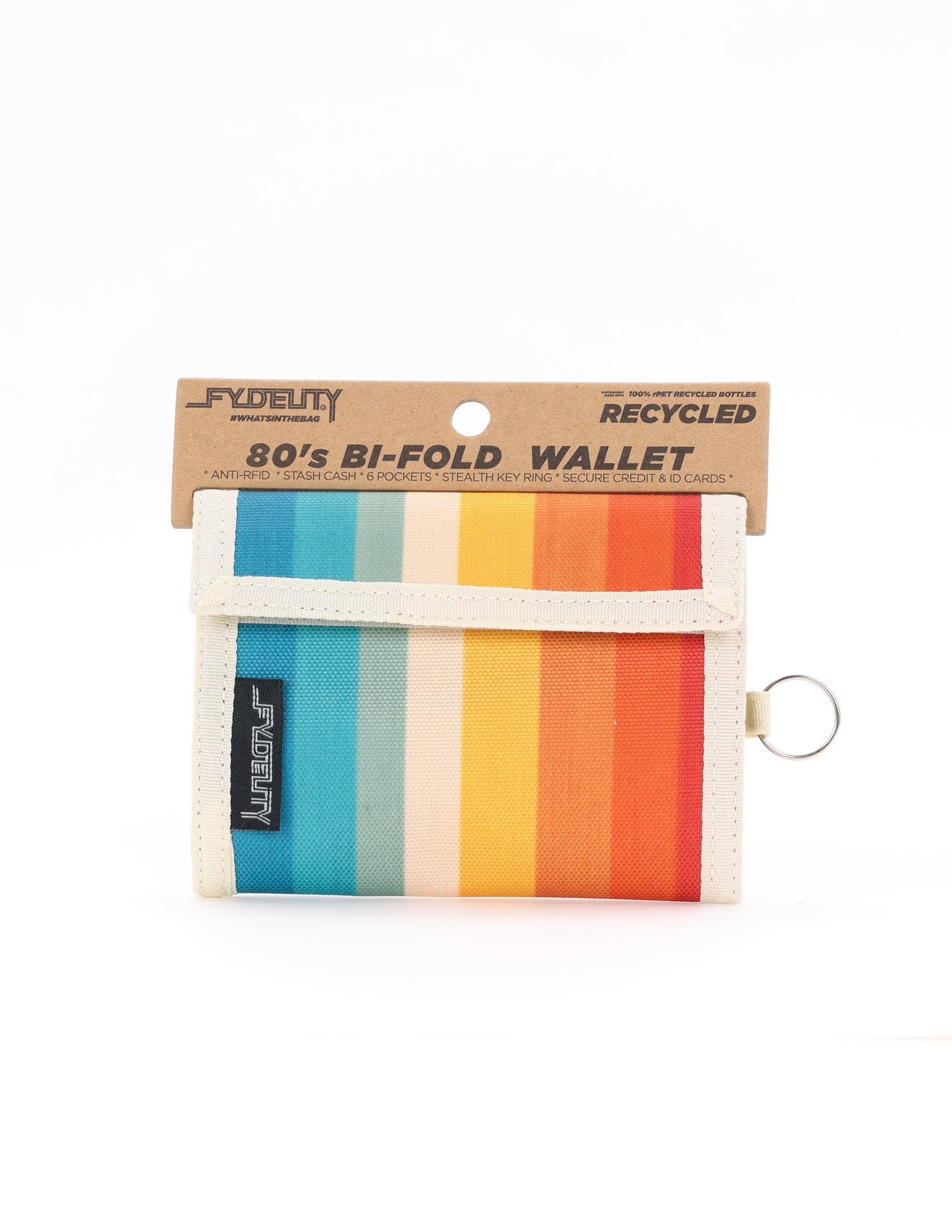 80's Wallet | Retro Stripe