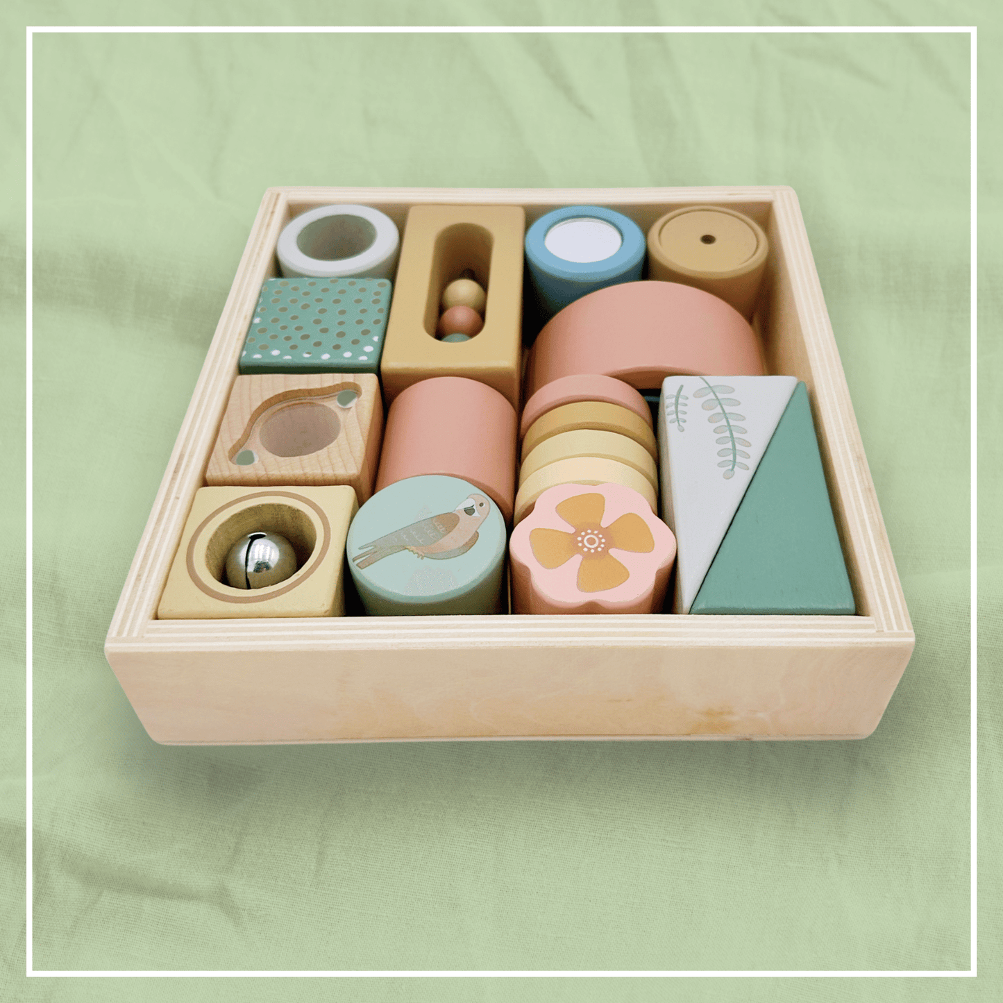 Montessori Wooden Activity Blocks