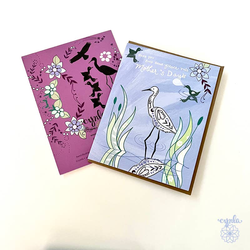 Crane Mothers Day Card