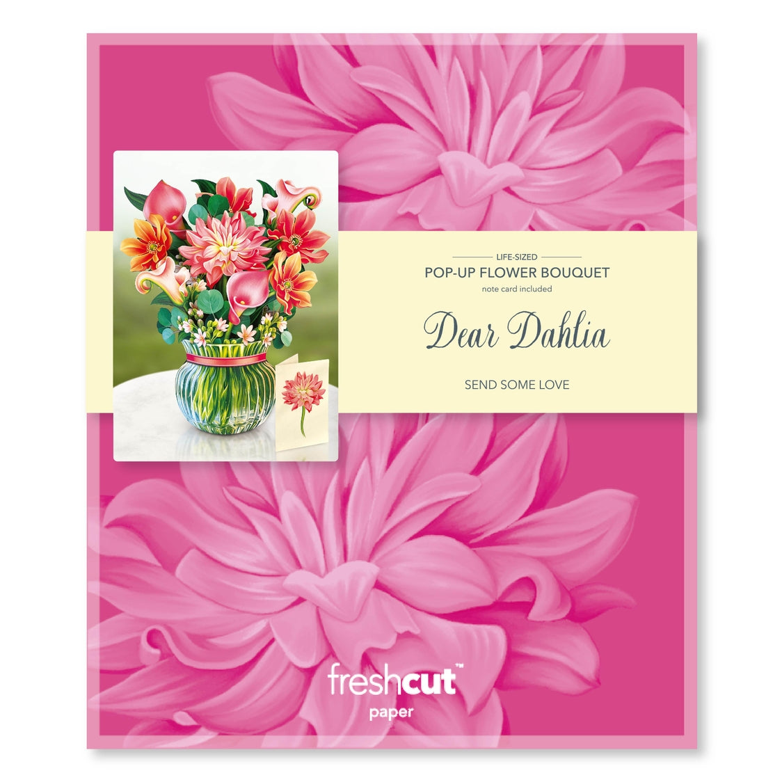 Dear Dahlia Pop-Up Greeting Card