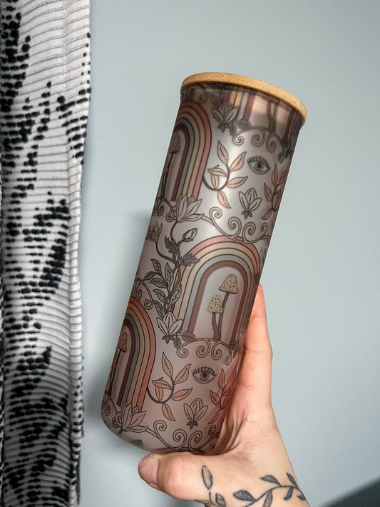Boho Glass Tumbler