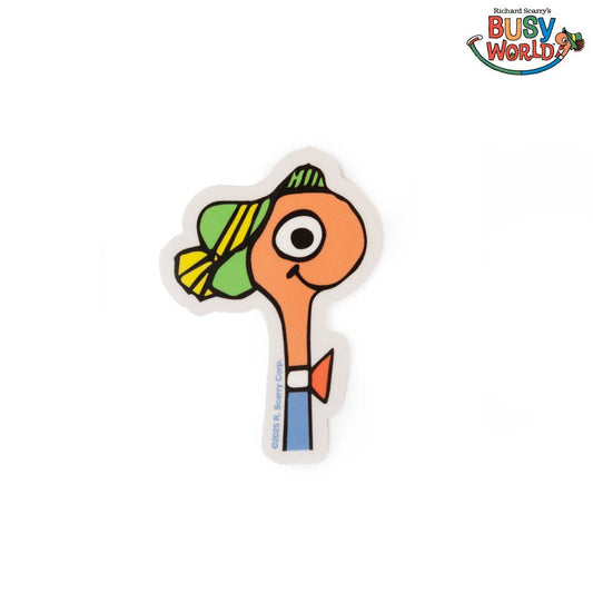 Richard Scarry® - Lowly Worm Bust Sticker