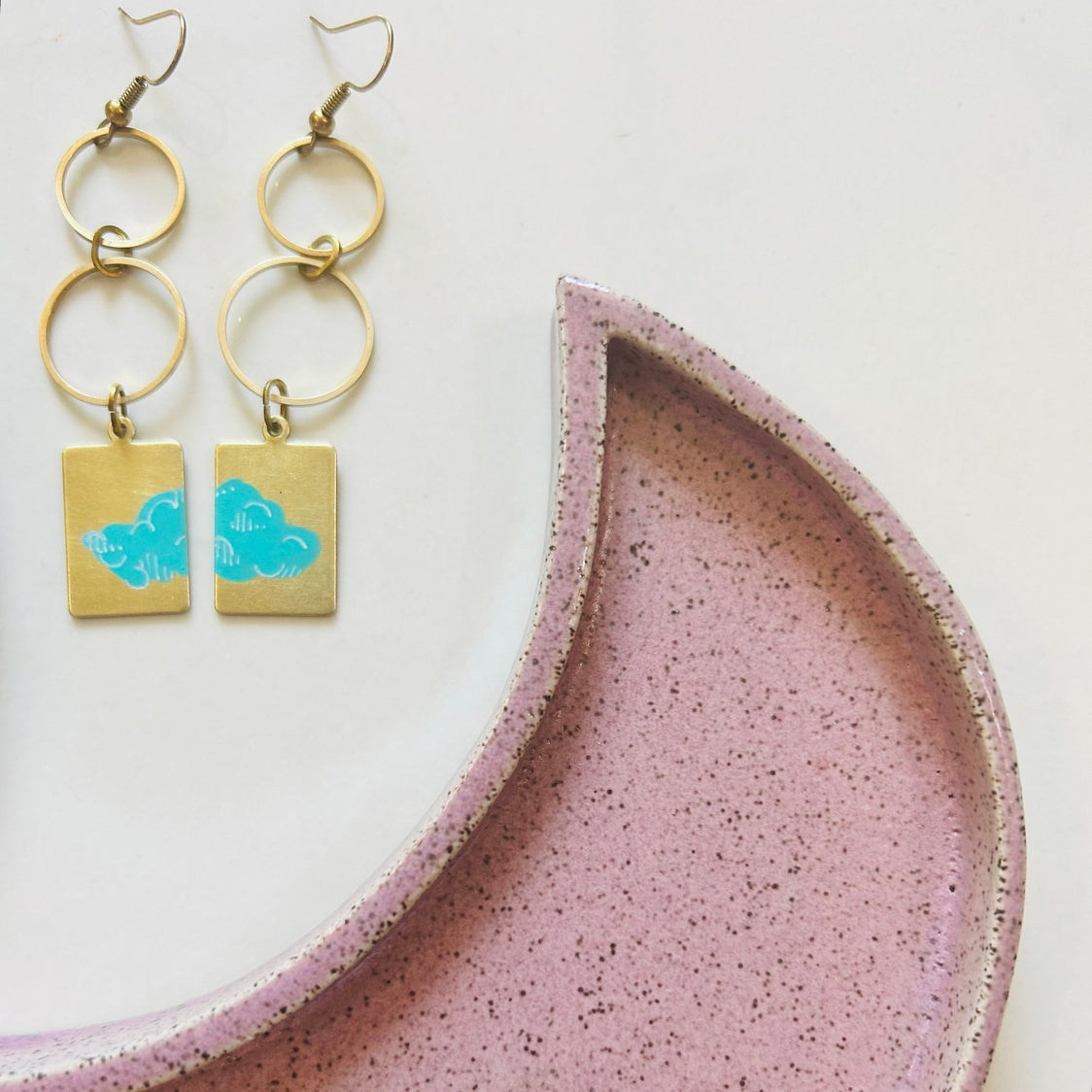 Float Hand-Painted Earrings