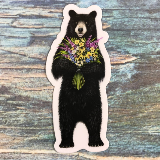 Flower Bear Sticker