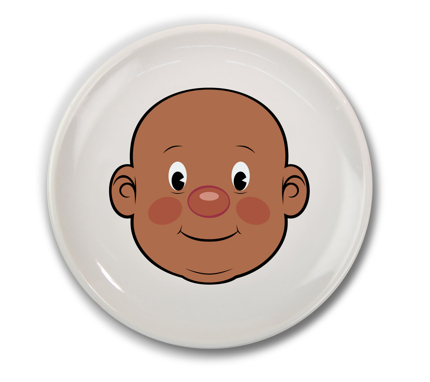 Food Face Dinner Plate - Mr. Dark