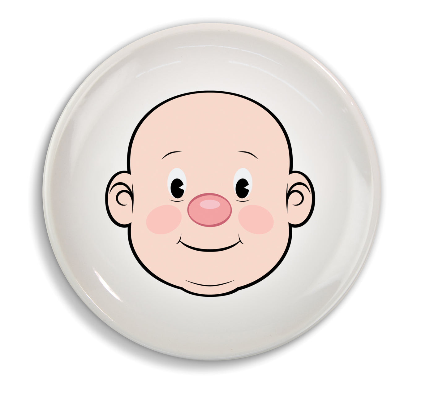 Food Face Dinner Plate - Mr. Light