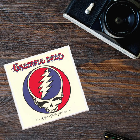 Grateful Dead Steal Your Face Album Coaster