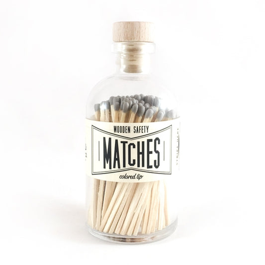 Gray Vintage Apothecary Matches