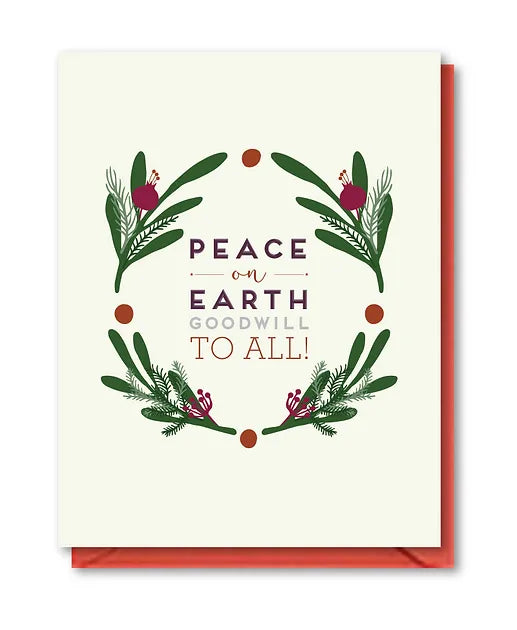 Peace on Earth Card by Doodle Bird Design