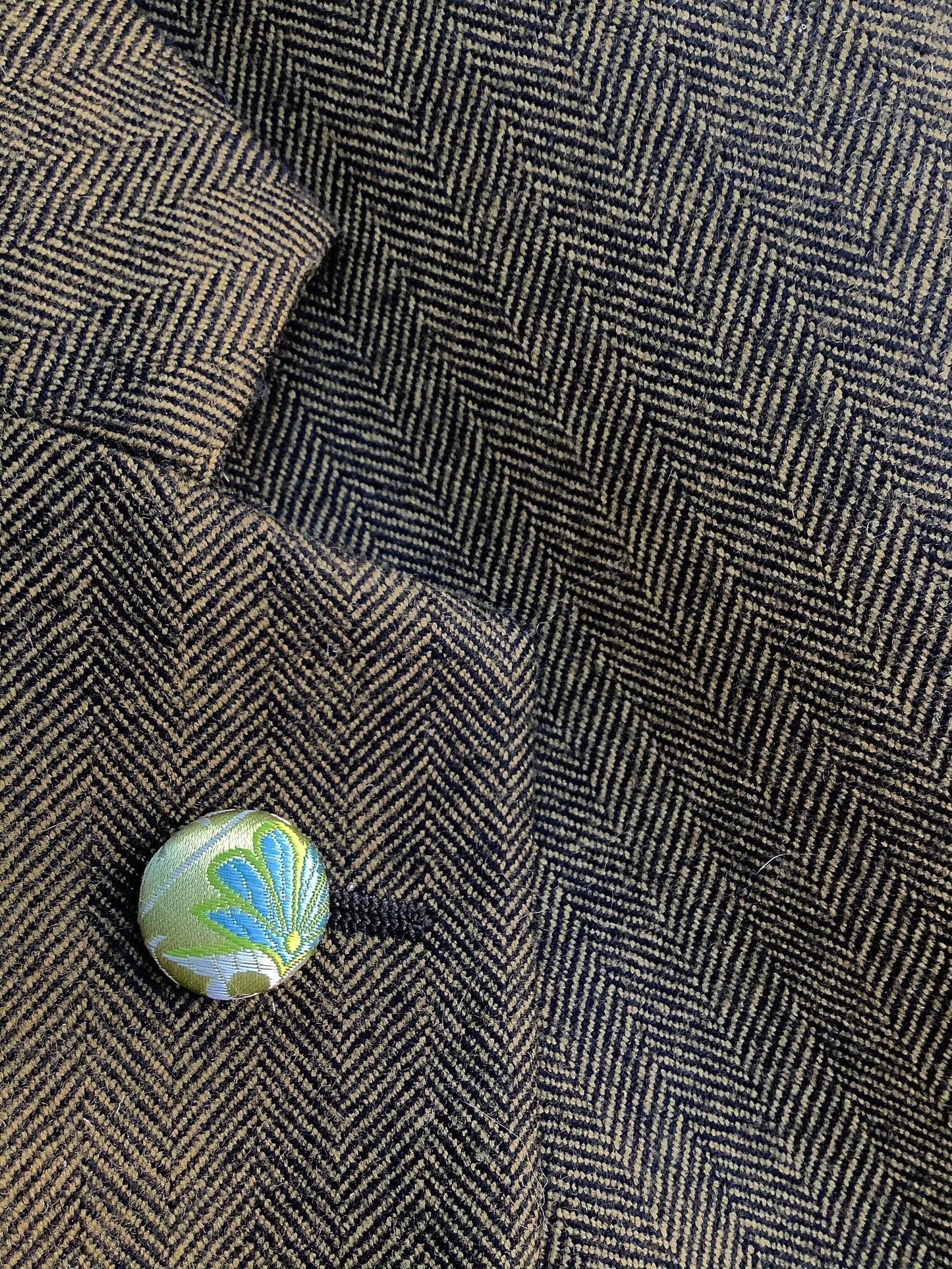 Silk Button Lapel Pins