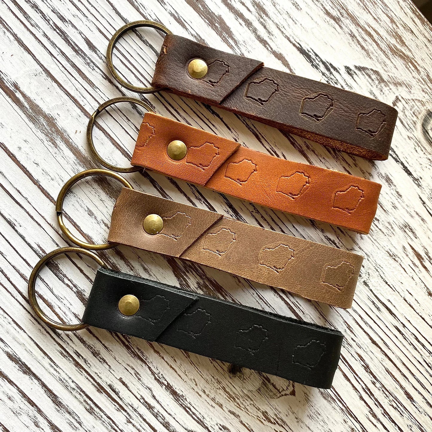 Leather Loop Keychain