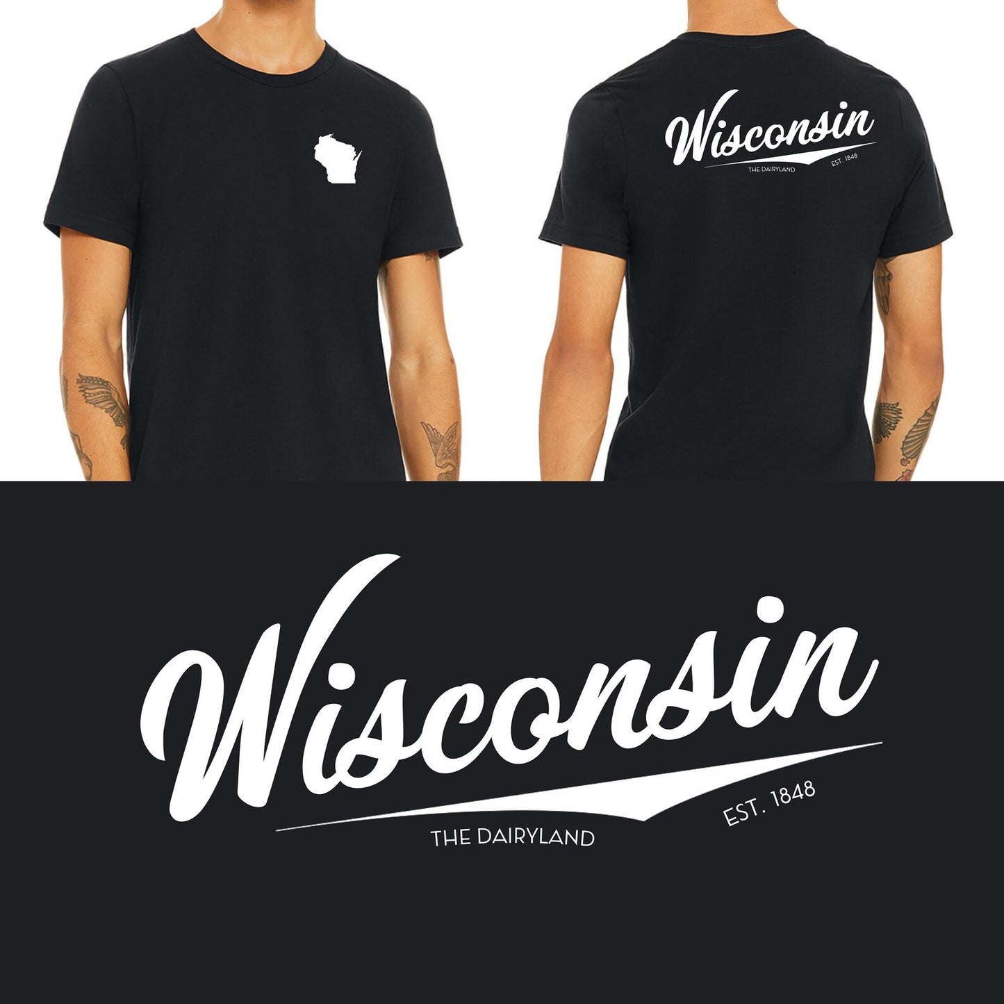 Blu Mountain Co. Wisconsin T-Shirt