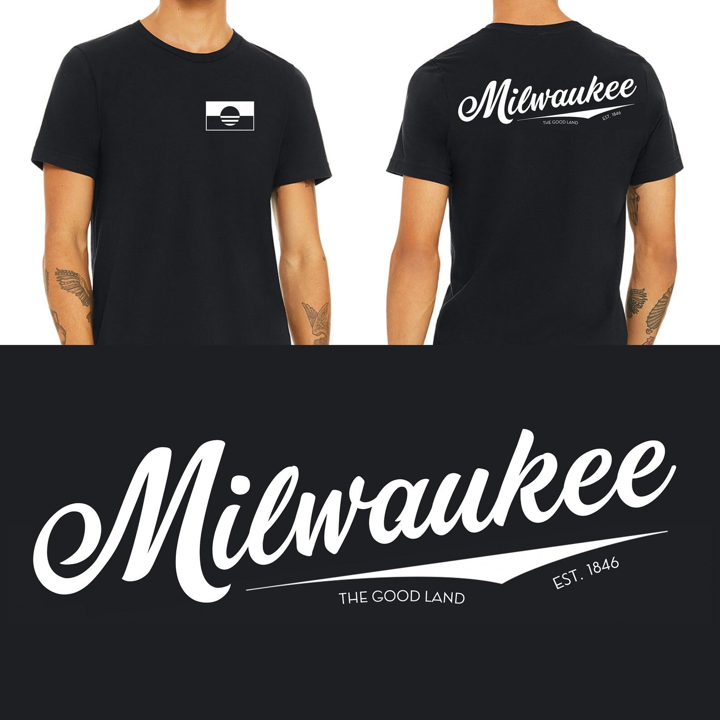 Blu Mountain Co. MKE Flag T-Shirt