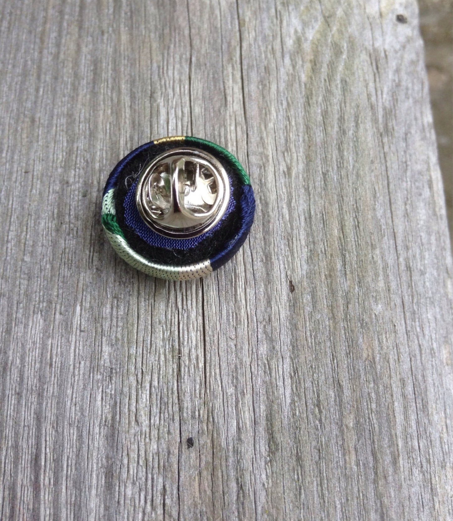 Silk Button Lapel Pins