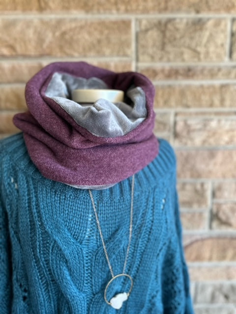 Lined Cowl Scarf