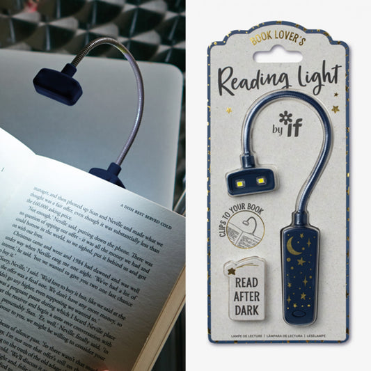 Book Lover's Reading Light - Moon & Stars